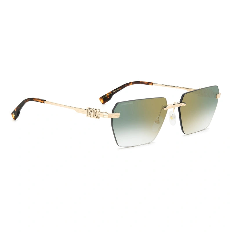 occhiale da sole Dsquared2 D2 0102/S PEF D6 VERDE ORO