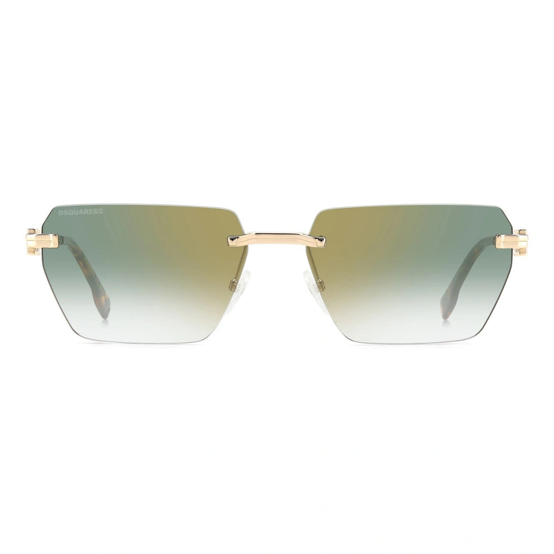 occhiale da sole Dsquared2 D2 0102/S PEF D6 VERDE ORO