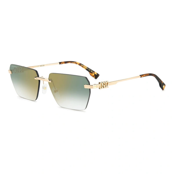 Dsquared2 D2 0102/S PEF D6 GREEN GOLD sunglasses 