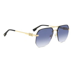 DSQUARED2 D2 0103/S - LKS 08 BLU ORO | OCCHIALE DA SOLE UOMO CALIBRO 60