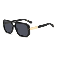 DSQUARED2 D2 0105/S - 807 2K NERO | OCCHIALE DA SOLE UOMO CALIBRO 56