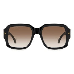 DSQUARED2 D2 0106/S - 807 HA NERO | OCCHIALE DA SOLE UOMO CALIBRO 54