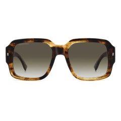 DSQUARED2 D2 0106/S - GMV 9K CORNO MARRONE | OCCHIALE DA SOLE UOMO CALIBRO 54