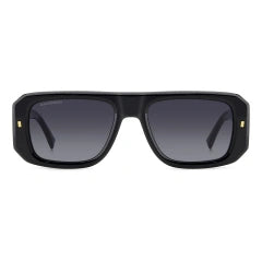 DSQUARED2 D2 0107/S - 807 9O NERO | OCCHIALE DA SOLE UOMO CALIBRO 54