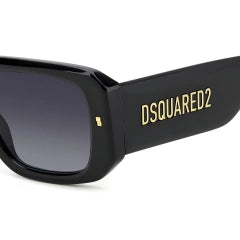 DSQUARED2 D2 0107/S - 807 9O NERO | OCCHIALE DA SOLE UOMO CALIBRO 54