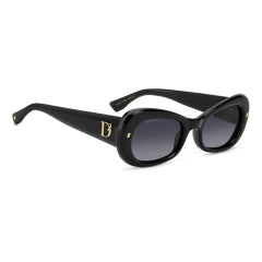 DSQUARED2 D2 0110/S - 807 9O NERO | OCCHIALE DA SOLE DONNA CALIBRO 52