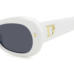 DSQUARED2 D2 0110/S - VK6 IR BIANCO | OCCHIALE DA SOLE DONNA CALIBRO 52