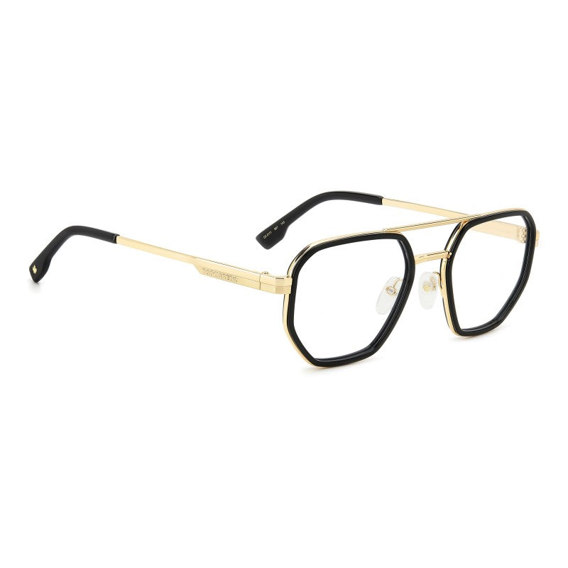 OCCHIALE DA VISTA UOMO | DSQUARED2 D2 0111 - 807 NERO - CALIBRO 52