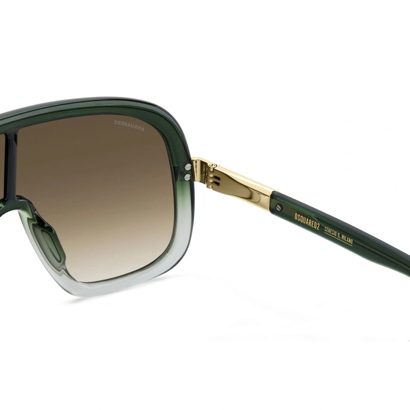 DSQUARED2 - 1ED HA VERDE | OCCHIALE DA SOLE UOMO - D2 0119/S CALIBRO UNICO