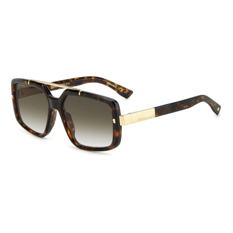 DSQUARED2 - 086 9K L'AVANA | OCCHIALE DA SOLE UOMO - D2 0120/S CALIBRO 57