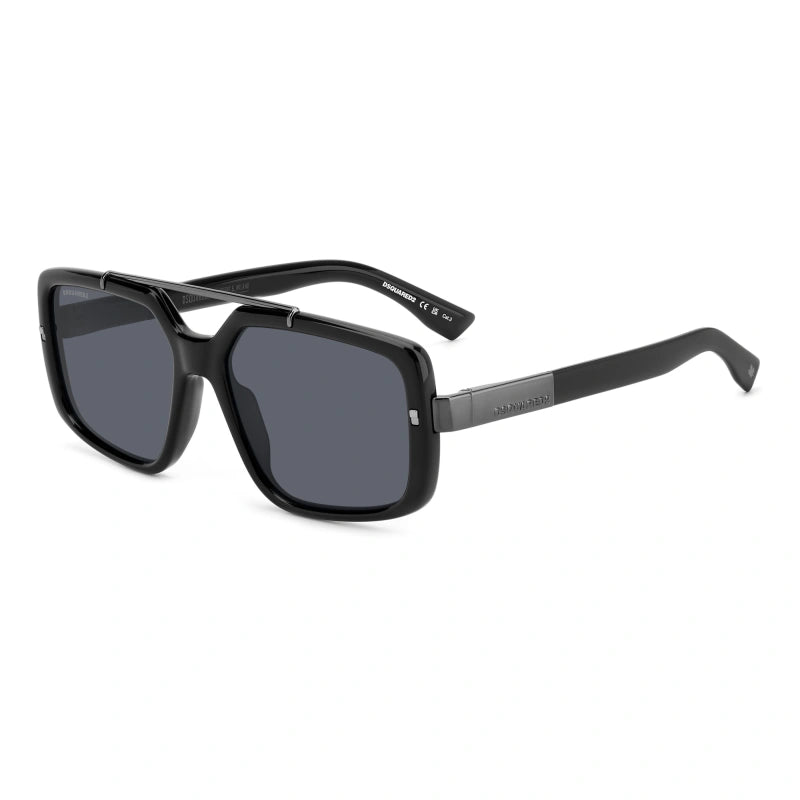 DSQUARED2 - 807 IR NERO | OCCHIALE DA SOLE UOMO - D2 0120/S CALIBRO 57