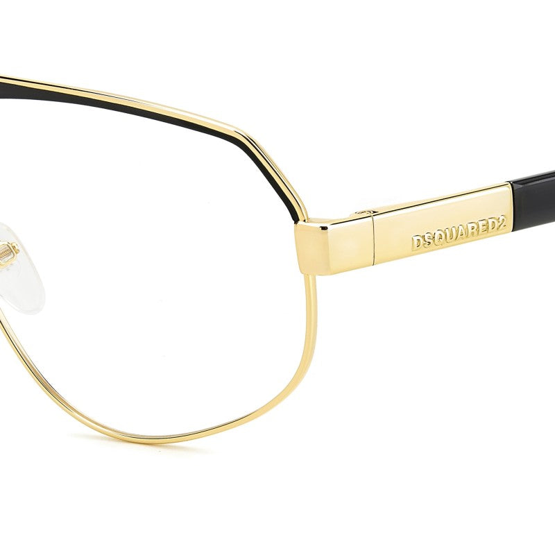 WOMEN'S EYEGLASSES DSQUARED2 D2 0025 - 807 BLACK 