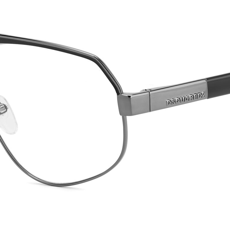 WOMEN'S EYEGLASSES DSQUARED2 D2 0025 - 807 BLACK 