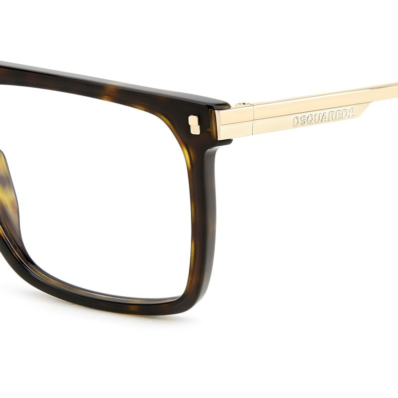 OCCHIALE DA VISTA UOMO | DSQUARED2 D2 0122 - 086 L'AVANA - CALIBRO 56