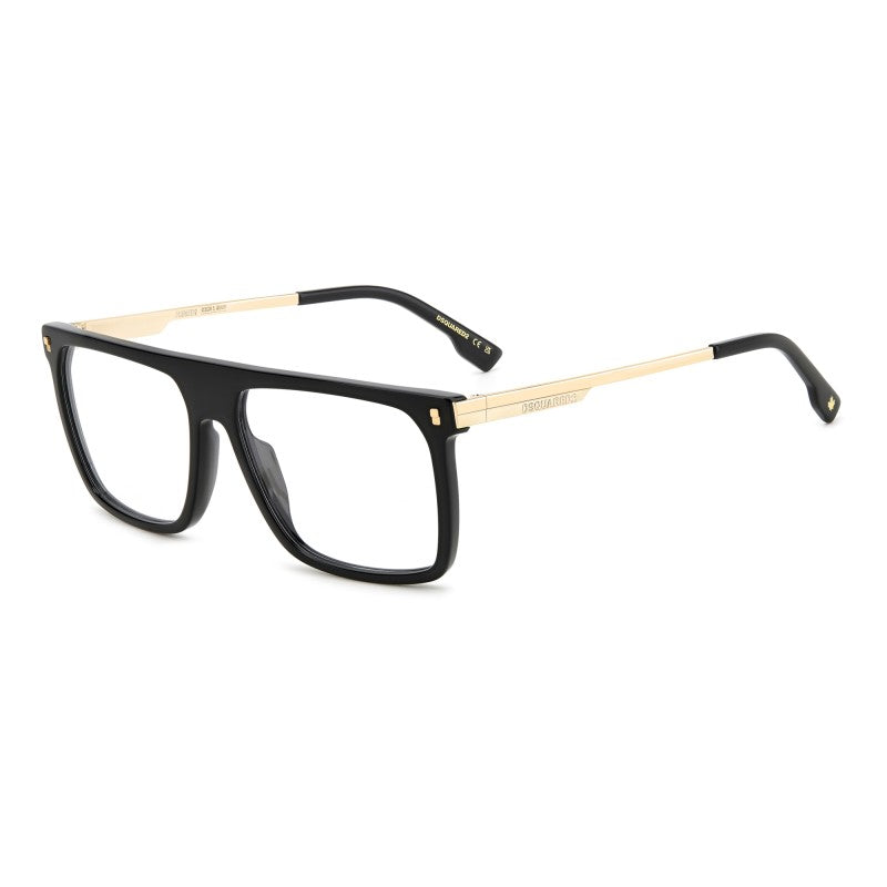 WOMEN'S EYEGLASSES DSQUARED2 D2 0025 - 807 BLACK 