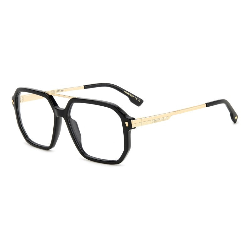 WOMEN'S EYEGLASSES DSQUARED2 D2 0025 - 807 BLACK 