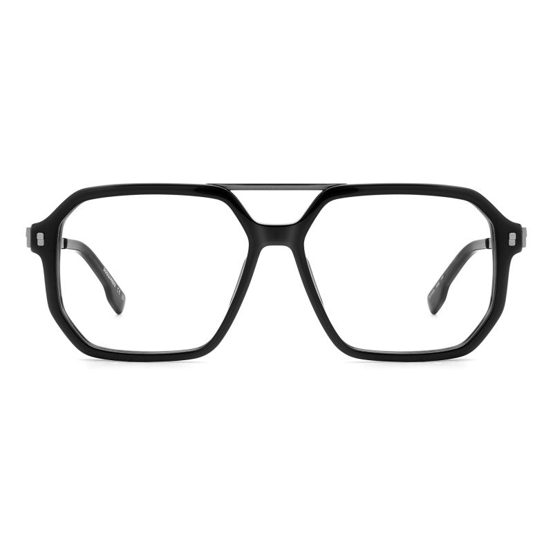 OCCHIALE DA VISTA UOMO | DSQUARED2 D2 0123 - ANS RUTENIO NERO SCURO - CALIBRO 56
