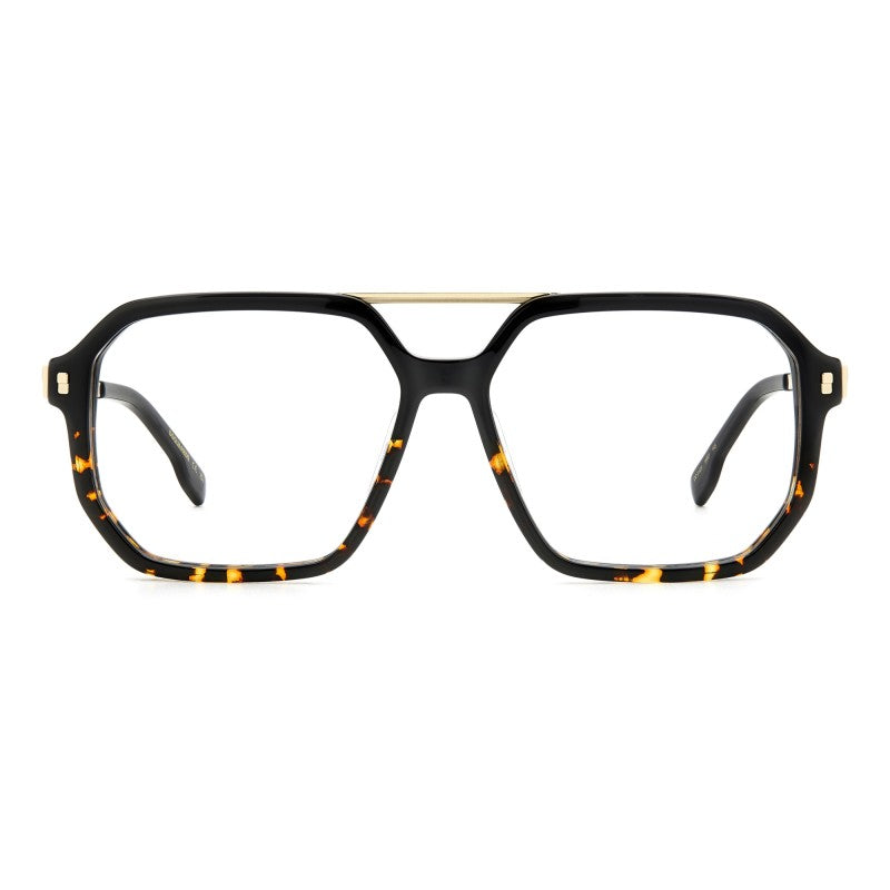 WOMEN'S EYEGLASSES DSQUARED2 D2 0025 - 807 BLACK 