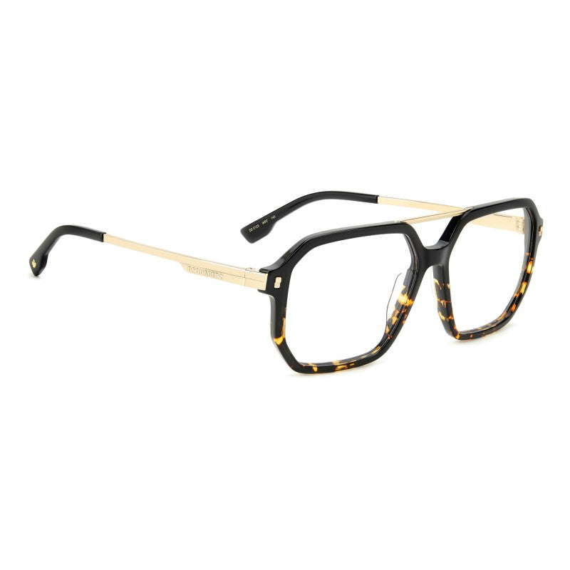 WOMEN'S EYEGLASSES DSQUARED2 D2 0025 - 807 BLACK 