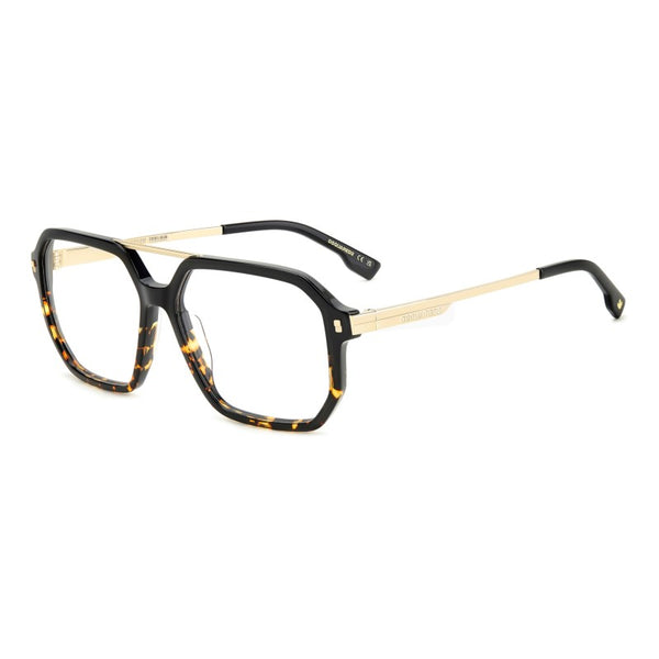 WOMEN'S EYEGLASSES DSQUARED2 D2 0025 - 807 BLACK 