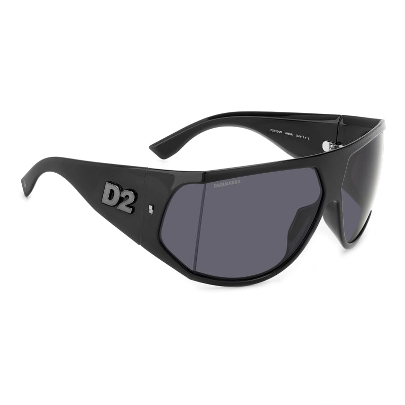 DSQUARED2 - ANS IR RUTENIO NERO SCURO | OCCHIALE DA SOLE UOMO - D2 0124/S CALIBRO 75