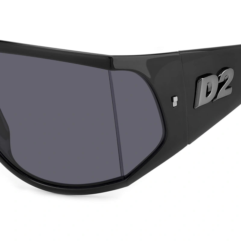 DSQUARED2 - ANS IR RUTENIO NERO SCURO | OCCHIALE DA SOLE UOMO - D2 0124/S CALIBRO 75