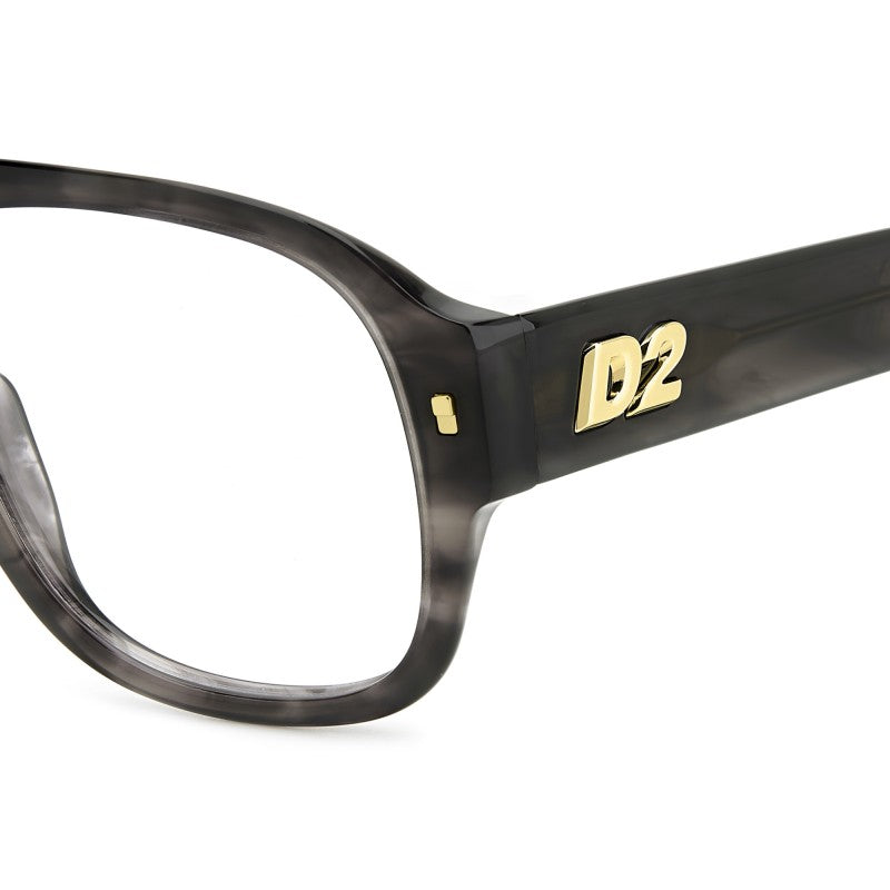 WOMEN'S EYEGLASSES DSQUARED2 D2 0025 - 807 BLACK 