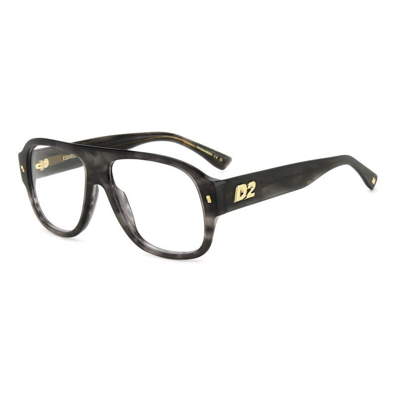 WOMEN'S EYEGLASSES DSQUARED2 D2 0025 - 807 BLACK 
