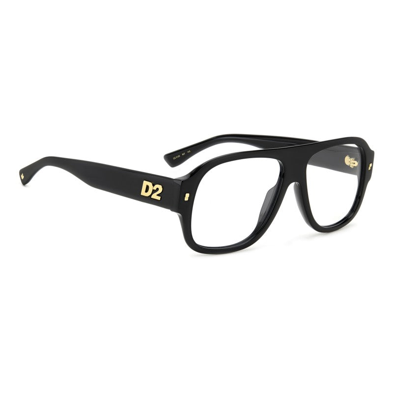 WOMEN'S EYEGLASSES DSQUARED2 D2 0025 - 807 BLACK 