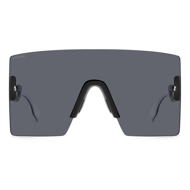 DSQUARED2 - 80S IR NERO BIANCO | OCCHIALE DA SOLE UOMO - D2 0126/S CALIBRO UNICO