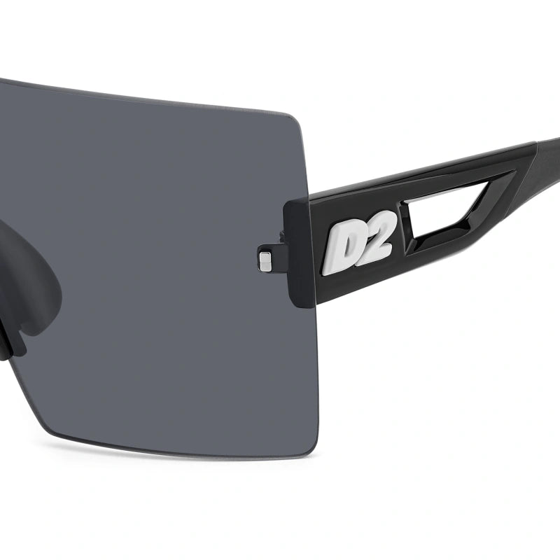 DSQUARED2 - 80S IR NERO BIANCO | OCCHIALE DA SOLE UOMO - D2 0126/S CALIBRO UNICO