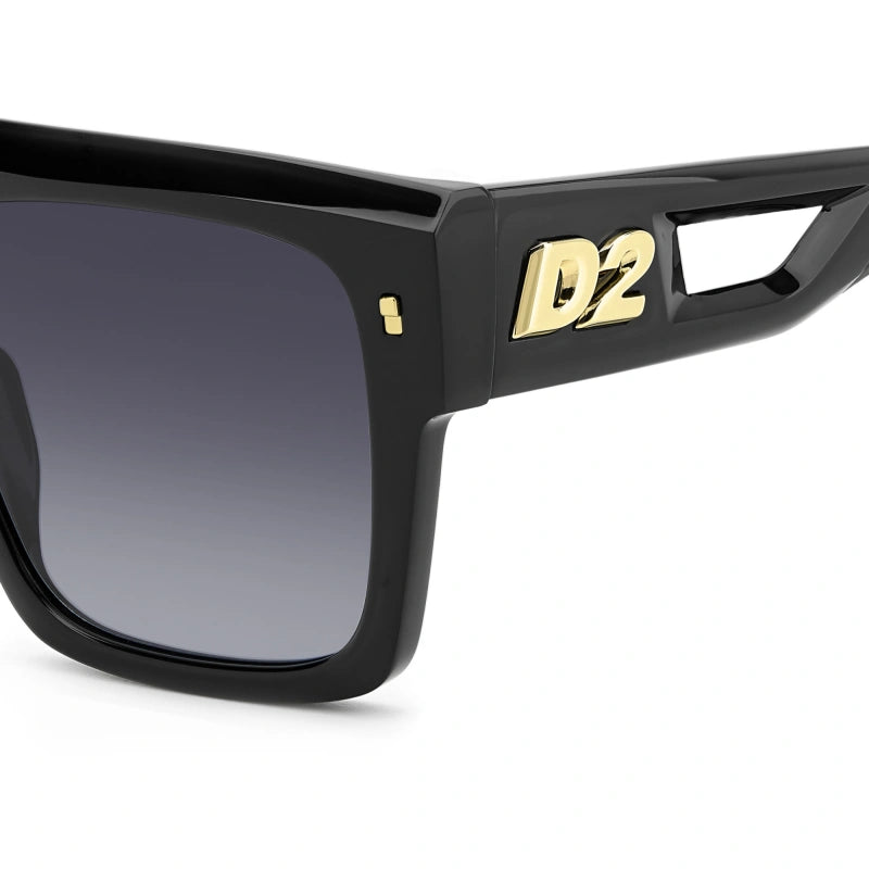 DSQUARED2 - 807 9O NERO | OCCHIALE DA SOLE UOMO - D2 0127/S CALIBRO 56