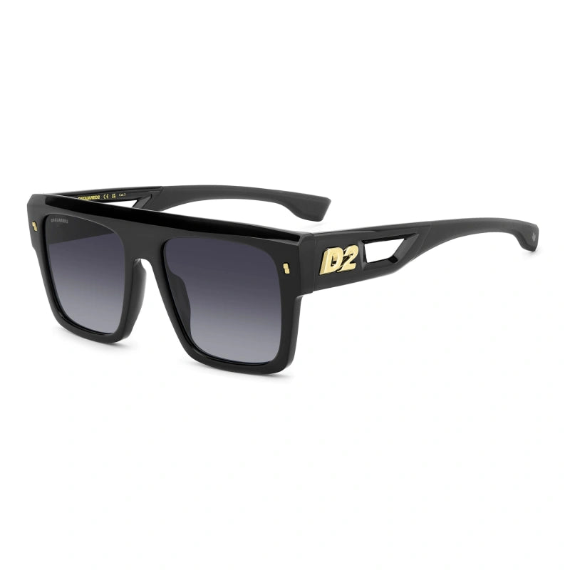DSQUARED2 - 807 9O NERO | OCCHIALE DA SOLE UOMO - D2 0127/S CALIBRO 56