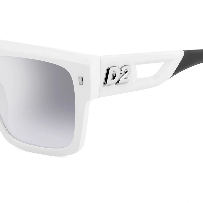DSQUARED2 - CCP IC BIANCO NERO | OCCHIALE DA SOLE UOMO - D2 0127/S CALIBRO 56