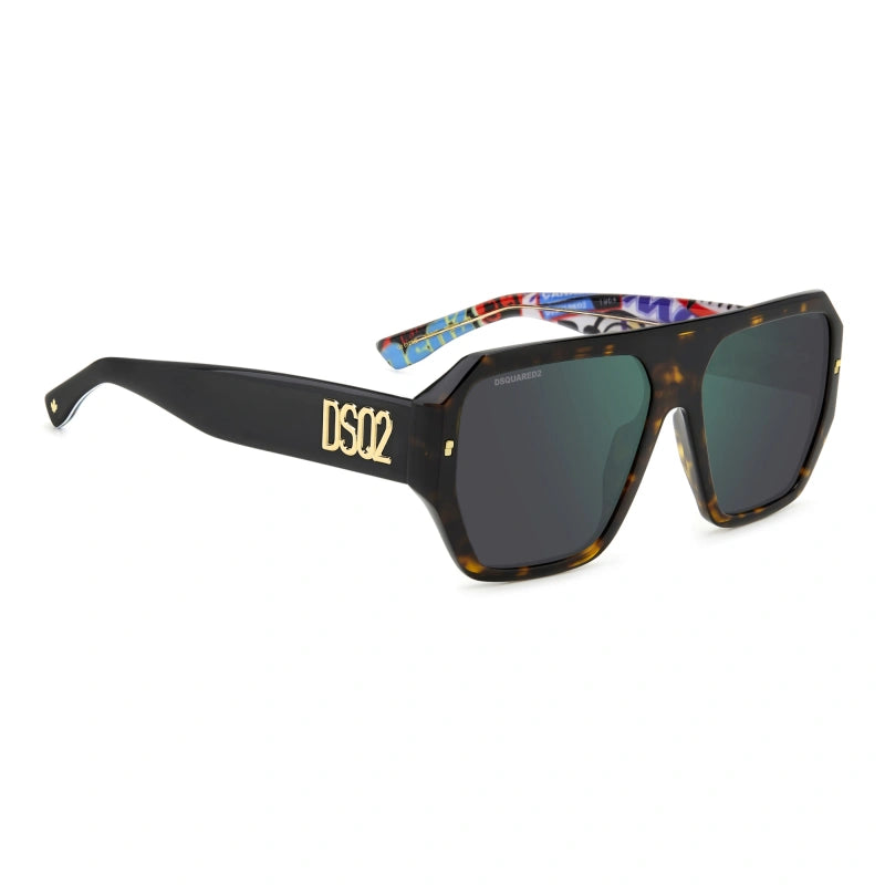 DSQUARED2 - 2VM MT MODELLO AVANA | OCCHIALE DA SOLE UOMO - D2 0128/S CALIBRO 58
