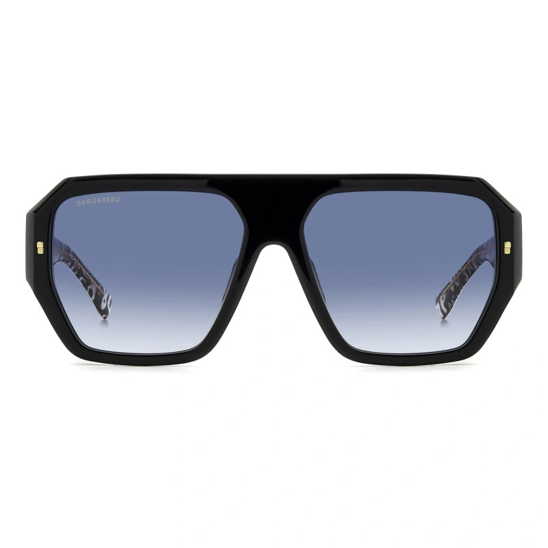 DSQUARED2 - TAY 08 MODELLO NERO BIANCO | OCCHIALE DA SOLE UOMO - D2 0128/S CALIBRO 58