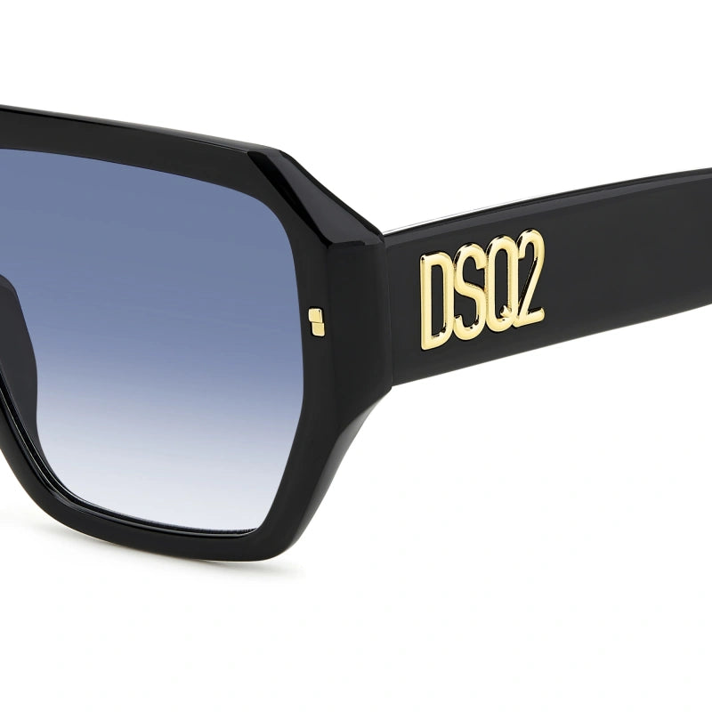 DSQUARED2 - TAY 08 MODELLO NERO BIANCO | OCCHIALE DA SOLE UOMO - D2 0128/S CALIBRO 58