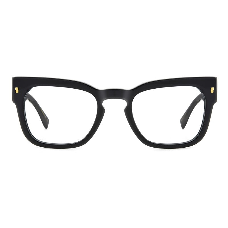 OCCHIALE DA VISTA UOMO | DSQUARED2 D2 0129 - 807 NERO - CALIBRO 51