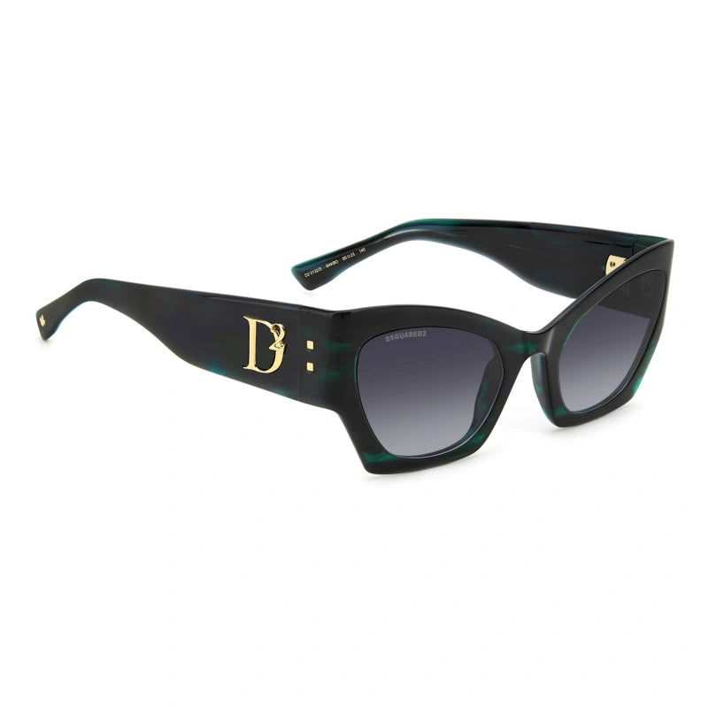 DSQUARED2 - 6AK 9O CORNO VERDE | OCCHIALE DA SOLE DONNA - D2 0132/S CALIBRO 55
