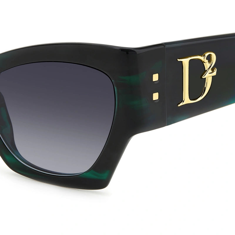 DSQUARED2 - 6AK 9O CORNO VERDE | OCCHIALE DA SOLE DONNA - D2 0132/S CALIBRO 55