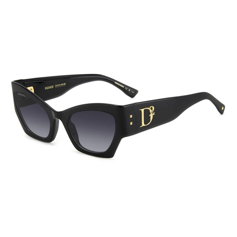 DSQUARED2 - 807 9O NERO | OCCHIALE DA SOLE DONNA - D2 0132/S CALIBRO 55