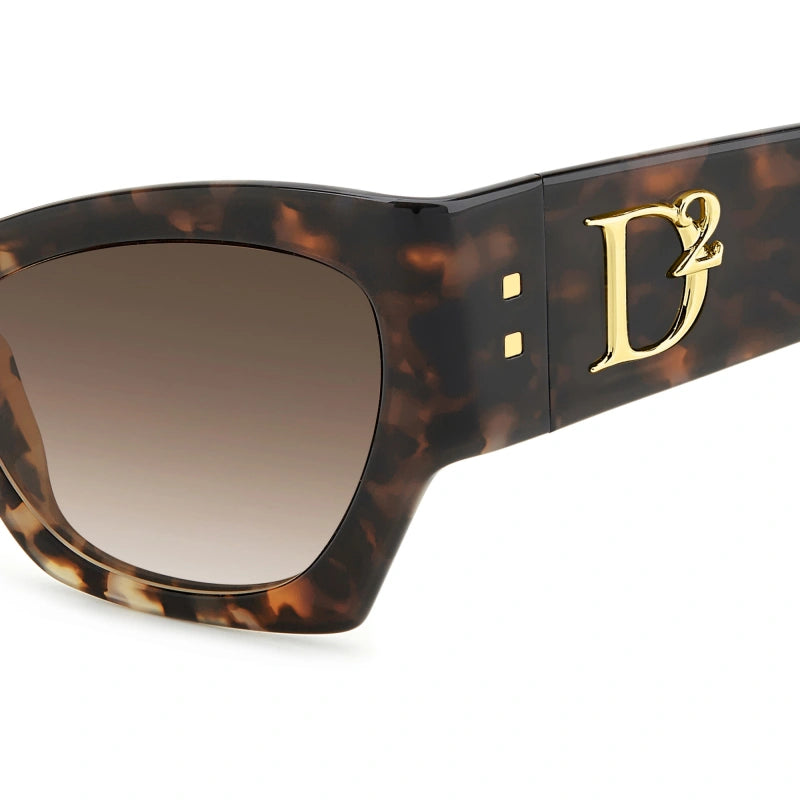 DSQUARED2 - ACI HA AVANA GRIGIO | OCCHIALE DA SOLE DONNA - D2 0132/S CALIBRO 55