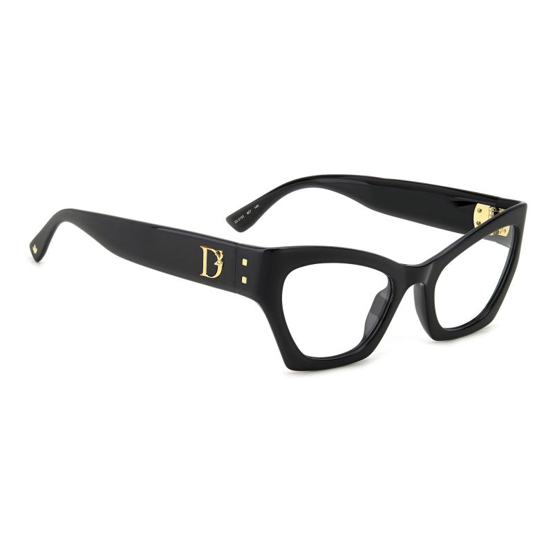 OCCHIALE DA VISTA DONNA | DSQUARED2 D2 0133 - 807 NERO - CALIBRO 53
