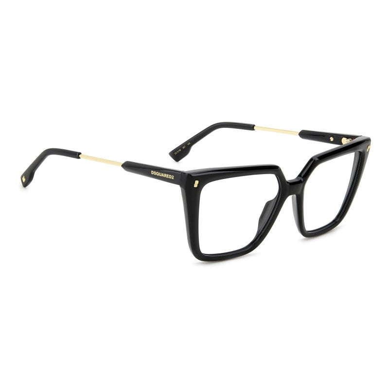 OCCHIALE DA VISTA DONNA | DSQUARED2 D2 0136 - 807 NERO - CALIBRO 54