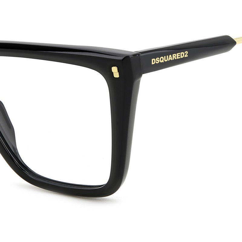 OCCHIALE DA VISTA DONNA | DSQUARED2 D2 0136 - 807 NERO - CALIBRO 54