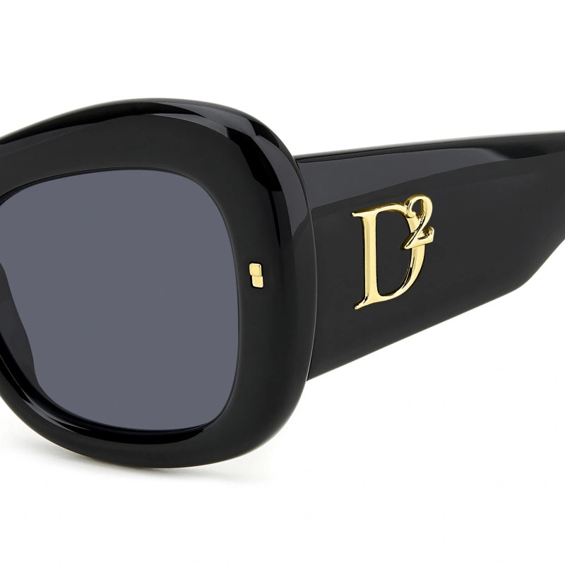 DSQUARED2 - 2M2 IR ORO NERO | OCCHIALE DA SOLE DONNA - D2 0137/S CALIBRO 54