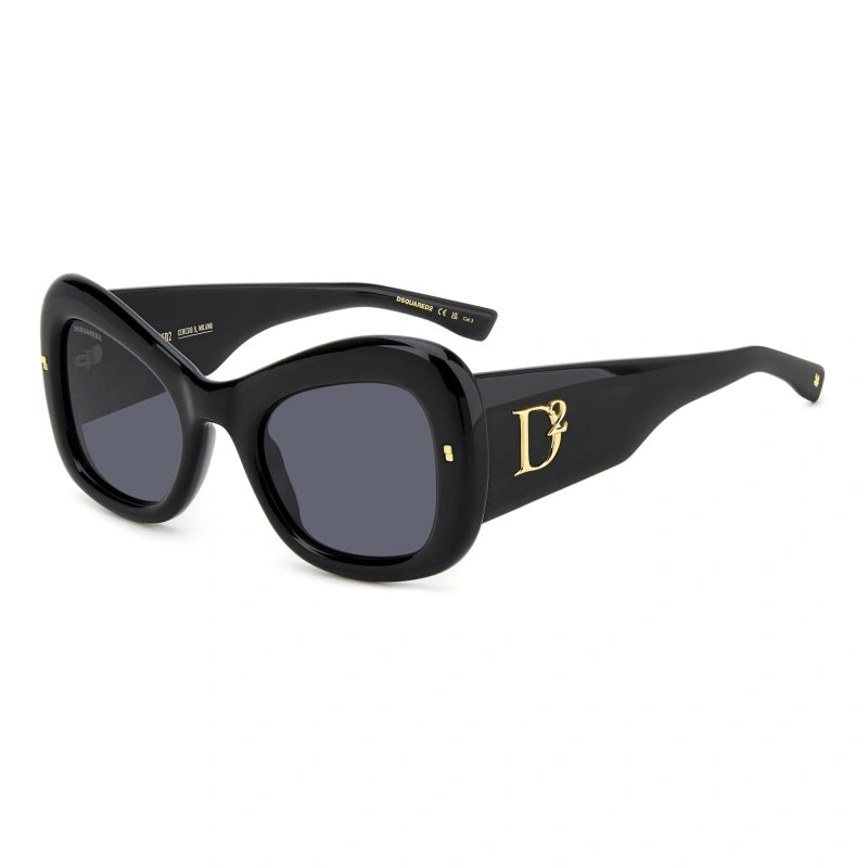 DSQUARED2 - 2M2 IR ORO NERO | OCCHIALE DA SOLE DONNA - D2 0137/S CALIBRO 54