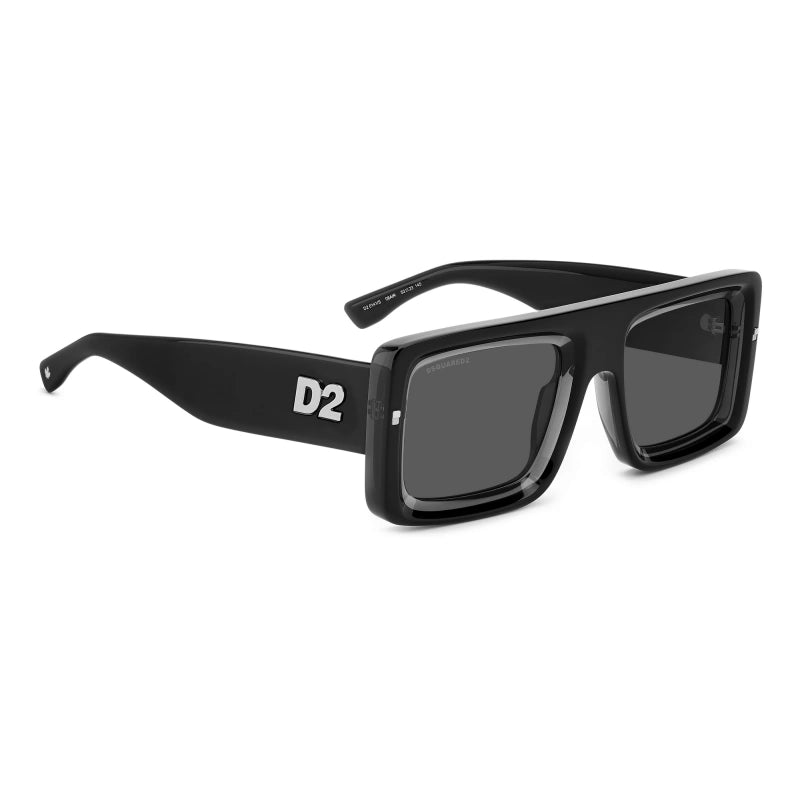 DSQUARED2 - 08A IR GRIGIO NERO | OCCHIALE DA SOLE UOMO - D2 0141/S CALIBRO UNICO
