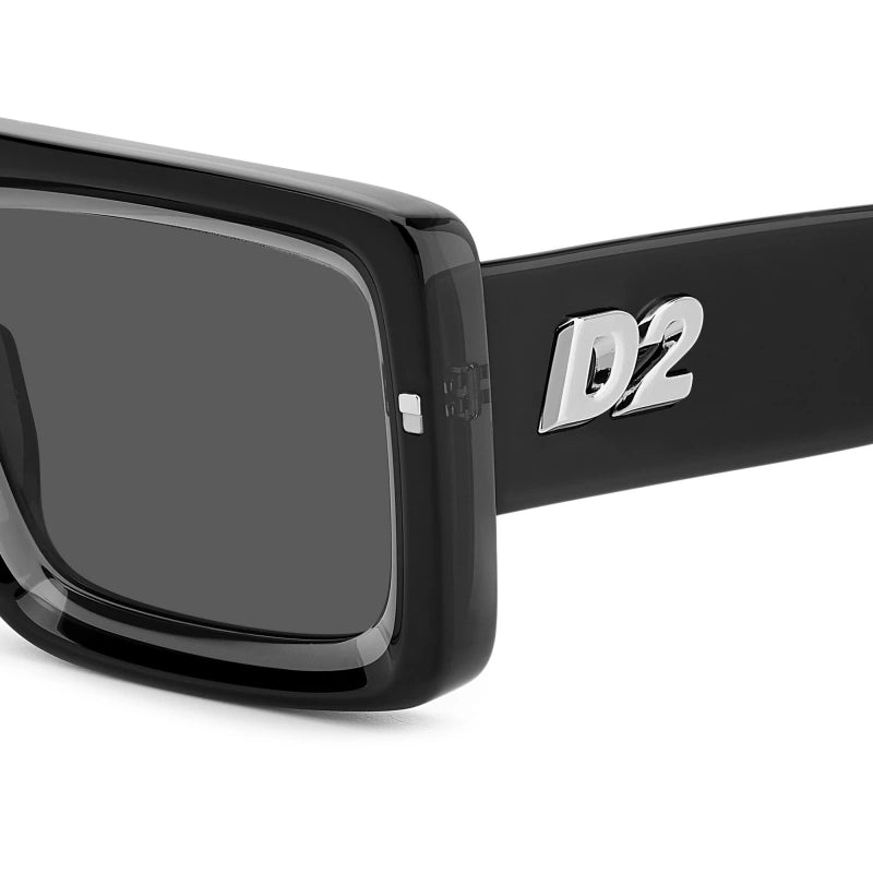 DSQUARED2 - 08A IR GRIGIO NERO | OCCHIALE DA SOLE UOMO - D2 0141/S CALIBRO UNICO
