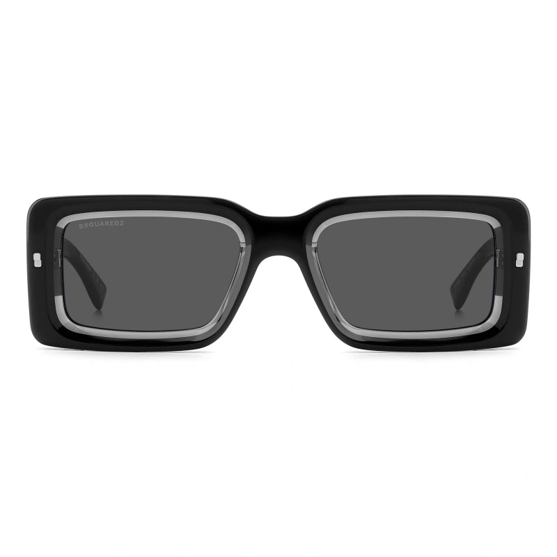 DSQUARED2 - 08A IR GRIGIO NERO | OCCHIALE DA SOLE UOMO - D2 0142/S CALIBRO UNICO